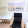 Photo 3: Desk and rest area in room