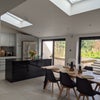 Photo 1: Open plan kitchen and dining space