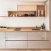 Photo 4: Kitchen unit with integrated fridge, oven and washing machine