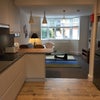 Photo 3: Kitchen and living room - with heated tiles, 2 fridge freezers on the right