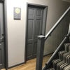 Photo 6: Modern decor in hallway-landing, glass banisters