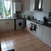 Photo 8: Large kitchen space with all your necessary appliances: fridge-freezer, oven, hob, washing machine, 
