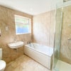 Photo 5: Large modern bathroom with separate shower