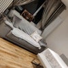 Photo 2: Open plan living room and kitch