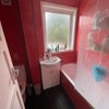Photo 7: Red Bathroom