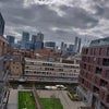 Photo 3: Views across canary wharf from room terrace