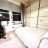 Photo 5: Small double bed- downstairs 4 x 3.5 m. using iphone faced front garden wide lens