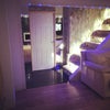 Photo 5: Feature mirrored and stone clad wall