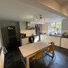 Photo 9: Huge kitchen: 2 fridge freezers, double oven & induction hob, microwave, dishwasher, drinks fridge