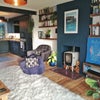 Photo 5: LIving room with log burner