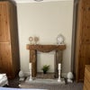 Photo 6: Bedroom 2 - Available, original fireplace featue