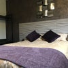 Photo 2: Designer bed and bedside cabinets, open wardrobe, plenty of under bed storage, stool, dressing shelf