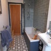 Photo 3: Recently renovated bathroom with rain shower