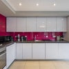 Photo 6: Modern kitchen with washer-dryer and dishwasher