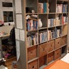 Photo 3: Large Bookshelf Separates Office Area