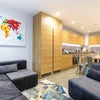Photo 5: Kitchen and Living Room