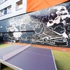 Photo 9: The student-friendly courtyard with a Pool and Ping Pong Table