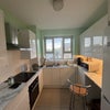 Photo 5: New kitchen with induction cooker, dishwasher, and washing machine.