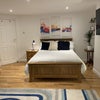 Photo 2: Large bed/sitting room