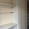 Photo 2: shelves and cupboard