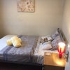 Photo 3: Light bedroom with double sized bed