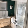 Photo 8: Large Shared Bathroom with double Vanity Unites