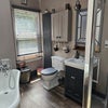 Photo 4: Bathroom with skylight and sash window 