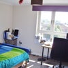 Photo 4: Bdrm2: double bed, radiator, double glazing, black-out blind,