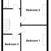 Photo 3: Upstairs floorplan (completely closed off from downstairs live in landlord 