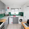 Photo 6: Breakfast kitchen  bar and stools - dish washer 