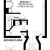 Photo 6: Studio Floor Plan, Pre-Refurb