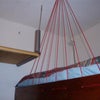 Photo 3: Head of flying bed with 'flying bedside table'