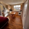 Photo 2: FRIDGE FREEZER MICROWAVE SMALL OVEN & WASHING MACHINE