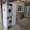 Photo 3: Wash machine and bike lock