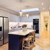 Photo 4: open plan kitchen diner