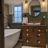 Photo 5: bathroom with large bath and seperate shower