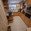 Photo 7: fully fitted kitchen new Zanussi washing machine, dishwasher, large fridge freezer, microwave, Neff 