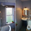 Photo 5: L-shaped bathroom (awkward to photo)
