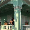 Photo 3: Enjoying the sun and perusing the architecture :)