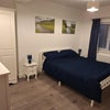 Photo 6: Large king-size bed and furniture