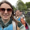 Photo 2: Canoeing a canal with with my siblings 