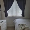 Photo 3: Blackout blinds and curtains.