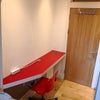 Photo 15: Bedroom 3 with projector, double bed, double wardrobe, desk, chest of drawers