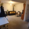 Photo 6: shared living area with TV and desk