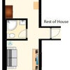 Photo 2: Double Room with separate Living area