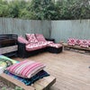 Photo 8: Back garden seating/deck