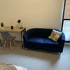 Photo 2: Bedroom couch and WFH