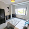 Photo 2: Fully furnished including double bed, bedside table, chest of draws, wardrobe, desk and chair.