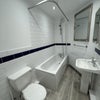 Photo 14: Spacious full bathroom with bath/shower/toilet/sink/storage unit