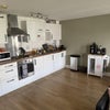 Photo 3: Open kitchen with living room
